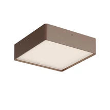 Redo NOX kültéri mennyezet lámpa fém, műanyag, barna, fehér, LED, 21W, 1890lm, 2700K-3000K, IP65 - 91051