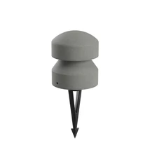 Redo CLIFF leszúrható kültéri lámpa műanyag, beton, fekete, szürke, LED, 8W, 351lm, 3000K, IP65 - 91109