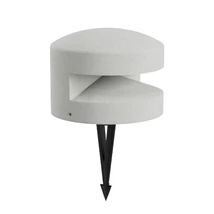 Redo CLIFF leszúrható kültéri lámpa műanyag, beton, fekete, fehér, LED, 15W, 396lm, 2700K, IP65 - 91111