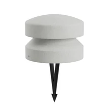 Redo CLIFF leszúrható kültéri lámpa műanyag, beton, fekete, fehér, LED, 15W, 512lm, 2700K, IP65 - 91119