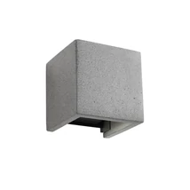 Redo PETRA kültéri fali lámpa fém, beton, szürke, LED, 2x 6W, 760lm, 2700K, IP54 - 91146