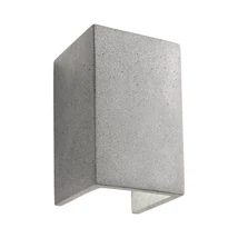 Redo PETRA kültéri fali lámpa fém, beton, szürke, LED, 2x 6W, 760lm, 2700K, IP54 - 91152