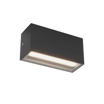Redo LIMAS kültéri fali lámpa fém, fekete, LED, 12W, 852lm, 2700K-3000K, IP65 - 91222