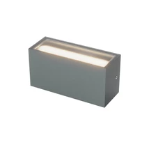 Redo LIMAS kültéri fali lámpa fém, szürke, LED, 24W, 1678lm, 2700K-3000K, IP65 - 91224-DALI