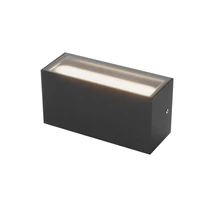 Redo LIMAS kültéri fali lámpa fém, fekete, LED, 24W, 1678lm, 2700K-3000K, IP65 - 91226