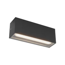 Redo LIMAS kültéri fali lámpa fém, fekete, LED, 20W, 1608lm, 2700K-3000K, IP65 - 91230-DALI