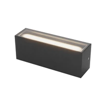 Redo LIMAS kültéri fali lámpa fém, fekete, LED, 40W, 2940lm, 2700K-3000K, IP65 - 91234-DALI