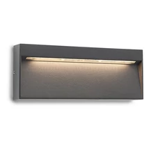 Redo EVEN kültéri fali lámpa fém, szürke, LED, 3000K, 6W, 320lm, IP54 - 9153