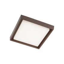 Redo BEZEL kültéri mennyezet lámpa fém, műanyag, barna, fehér, LED, 3000K, 25W, 1950lm, IP54 - 9188