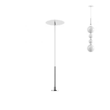 Redo BILIA beépíthető függeszték fém, króm, max.30W, IP44 - SKBR01CH