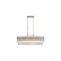 Searchlight Lara függeszték fém, üveg, arany, áttetsző, E14, 60W - 11400-8GO