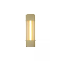 Searchlight Sacramento kültéri fali lámpa fém, akril, arany, áttetsző, LED, 6W, 358lm, 3000K, IP44 - 17660GO