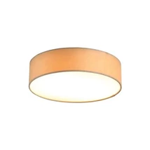 Searchlight Drum mennyezeti lámpa fém, szövet, fehér, pezsgő, E27, 60W - 23298-2CP