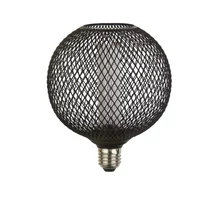 Searchlight WIRE izzó fém, fekete, E27, 4.5W, 2700K, 320 Lm - 26003BK