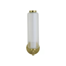 Searchlight MOD fali lámpa fém, üveg, akril, sárgaréz, áttetsző,  LED, 8W, 3000K, 710 Lm - 26253SB