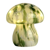 Searchlight Amelia asztali lámpa üveg, zöld, LED, 0.2W, 15lm, 3000K - 27027GR