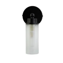 Searchlight IMPERIAL fürdőszobai fali lámpa fém,  üveg, fekete, áttetsző, G9 - 29981BK