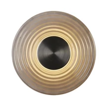 Searchlight Cleo fali lámpa fém, üveg, nikkel, szürke, LED, 9.4W, 862lm, 3000K - 32210GY