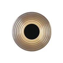 Searchlight Cleo fali lámpa fém, üveg, fekete, füstszín, LED, 9.4W, 862lm, 3000K - 32210SM