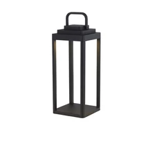 Searchlight PORTABELLO kültéri asztali lámpa fém, fekete, LED, 3000K, 2W, 243lm, IP54 - 33502-350