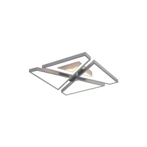 Searchlight Quatro mennyezeti lámpa fém, ezüst, LED, 29W, 3923lm, 3000K - 36520SI