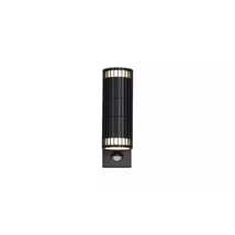 Searchlight Detroit kültéri fali lámpa fém, fekete, GU10, 7W, IP44 - 37739BK-PIR