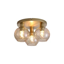 Searchlight Radiance mennyezeti lámpa fém, üveg, arany, pezsgő, E27, 60W - 44521CP