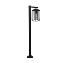 Searchlight REED kültéri állólámpa fém, műanyag, fekete, áttetsző, E27, IP44 - 44611BK