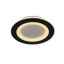 Searchlight Ringo mennyezeti lámpa fém, fehér, fekete, LED, 25W, 3238lm, 3000K-4500K-6500K - 44712BK