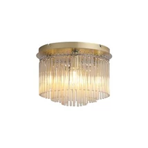 Searchlight Swizzle mennyezeti lámpa fém, üveg, arany, pezsgő, E14, 60W - 55620-320CP