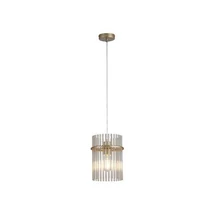 Searchlight Swizzle függeszték fém, üveg, arany, pezsgő, E27, 60W - 55620CP
