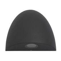 Searchlight SENTINEL kültéri fali lámpa fém, üveg, fekete, LED, 3000K, 4W, 103lm, IP54 - 61131BK