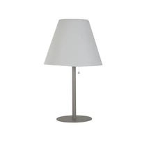 Searchlight VENICE kültéri asztali lámpa fém, műanyag, ezüst, fehér, LED, 3000K, 1.6W, 100lm, IP44 - 61203SI