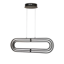 Searchlight CLIP függeszték fém, műanyag, fekete, fehér, LED, 3000K-6500K, 53W, 2256lm - 61775BK