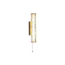 Searchlight Vibrate fali lámpa fém, üveg, arany, áttetsző, LED, 12W, 964lm, 3000K, IP44 - 66310-1GO