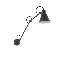 Searchlight SWING ARM fali lámpa fém, szürke, E27 - 7403GY