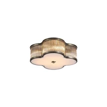 Searchlight Lotus mennyezeti lámpa fém, üveg, sárgaréz, áttetsző, E14, 40W - 77210-3AB