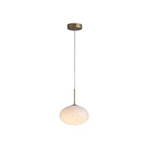 Searchlight Confetti függeszték fém, üveg, arany, fehér, LED, 9W, 699lm, 3000K - 80820-1GO