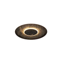 Searchlight Lumadisc mennyezeti lámpa fém, fekete, LED, 20W, 3400lm, 3000K - 80880-46BK