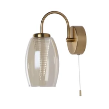 Searchlight CYCLONE fali lámpa fém, üveg, bronz, pezsgőszín, LED, 3000K, 6W, 476lm - 97292-1CP
