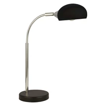 Searchlight ASTRO asztali lámpa fém, üveg, fekete, króm, E14 - EU3086-1BK