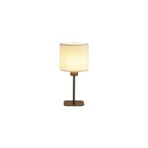 Searchlight Chelsea asztali lámpa fém, szövet, barna, fehér, E27, 60W - EU50501LT