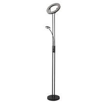 Searchlight MOTHER & CHILD állólámpa fém, fekete, LED, 3000K, 31W + 5W, 3900lm+625lm - EU55601BK