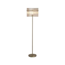 Searchlight Swizzle állólámpa fém, üveg, arany, pezsgő, E27, 60W - EU55626CP