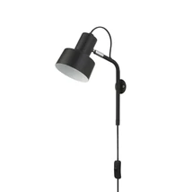 Searchlight CONICAL fali lámpa fém, fekete, E14 - EU60228BK