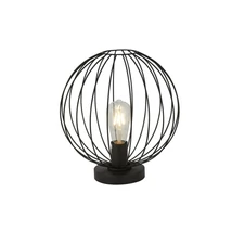 Searchlight RONDO asztali lámpa fém, fekete, E27 - EU60828BK