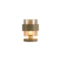 Searchlight Royal asztali lámpa fém, üveg, homokszín, borostyán, E27, 60W - EU82437-1SA