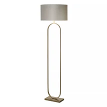 Searchlight Modish állólámpa fém, szövet, bronz, szürke, E27, 60W - EU95102GY