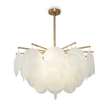 PORTO függeszték fém, réz, fehér, E14 - MOD136PL-06BS1