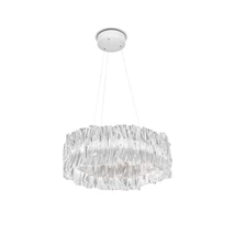Slamp ACCORDÉON függeszték fém, Lentiflex, Cristalflex fehér, áttetsző, LED, 3000K, 52W, 5900lm - ACRSM00WHT01T0030KEU